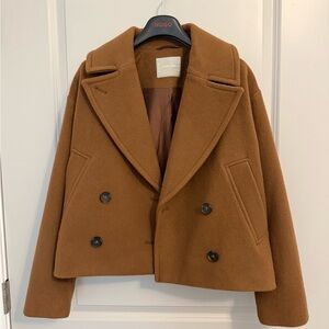 Everlane Rewool Double breasted short coat
